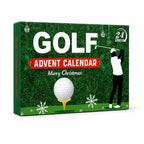 Golf Advent Calendar | Golf Accessories & Gift-Ready Box | 24 Doors
