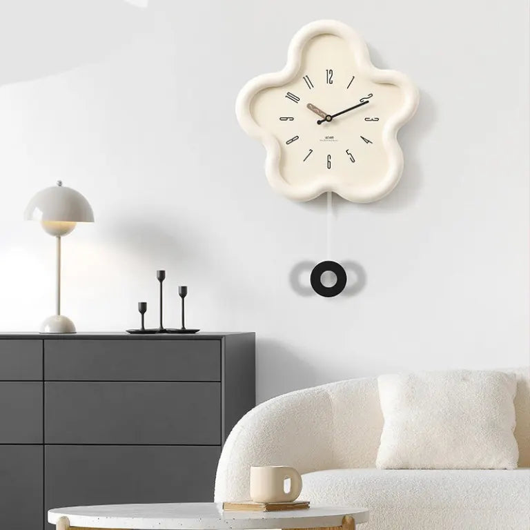 Wall Clock | 3D Floral & Silent Movement | Eco-Friendly MDF & Acrylic