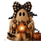 Pumpkin Scarecrow Decoration | Warm Lantern & Rustic Design | Halloween & Autumn Decor