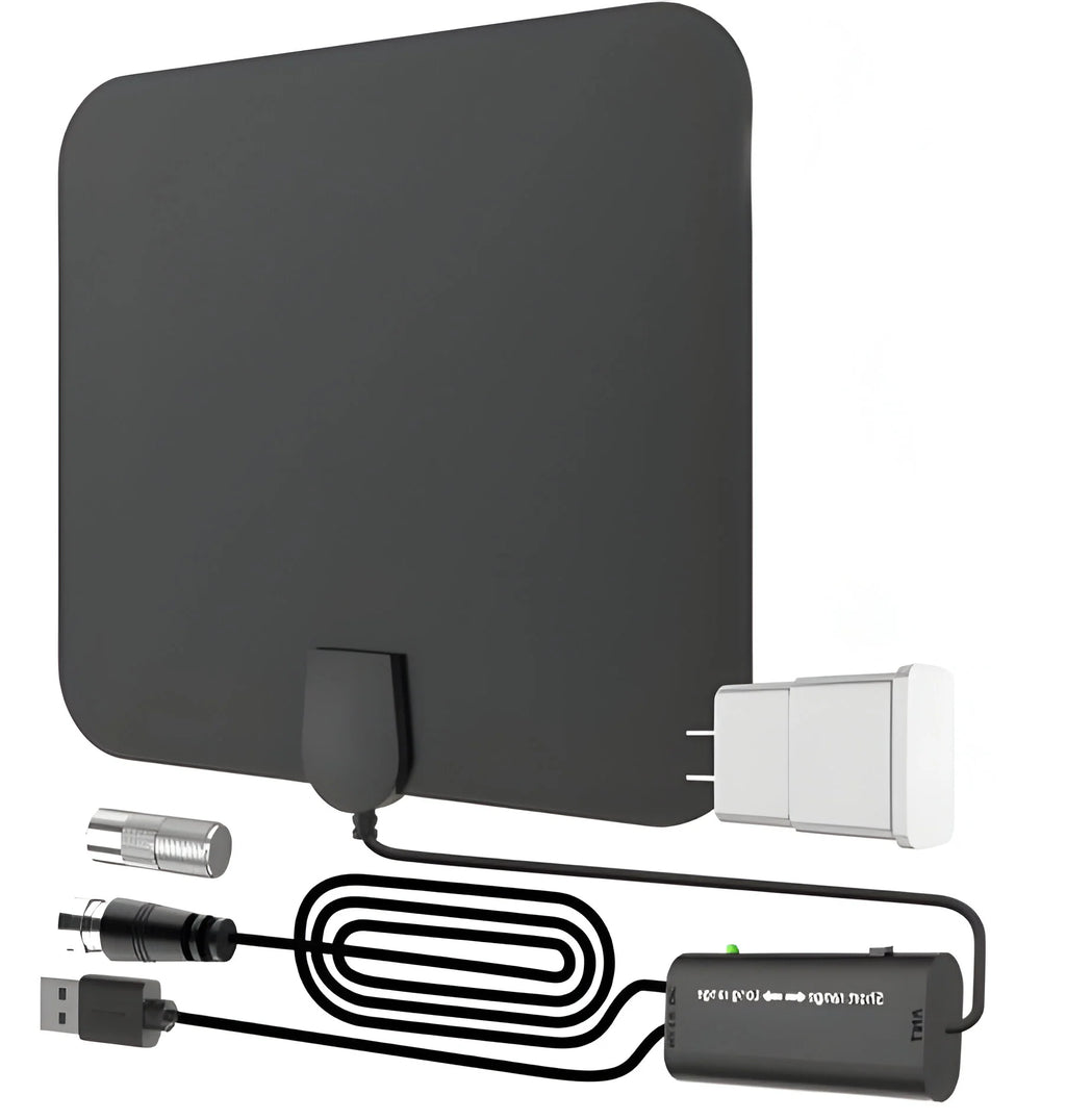 Indoor HDTV Antenna | Signal-Boosting & 300-Mile Range