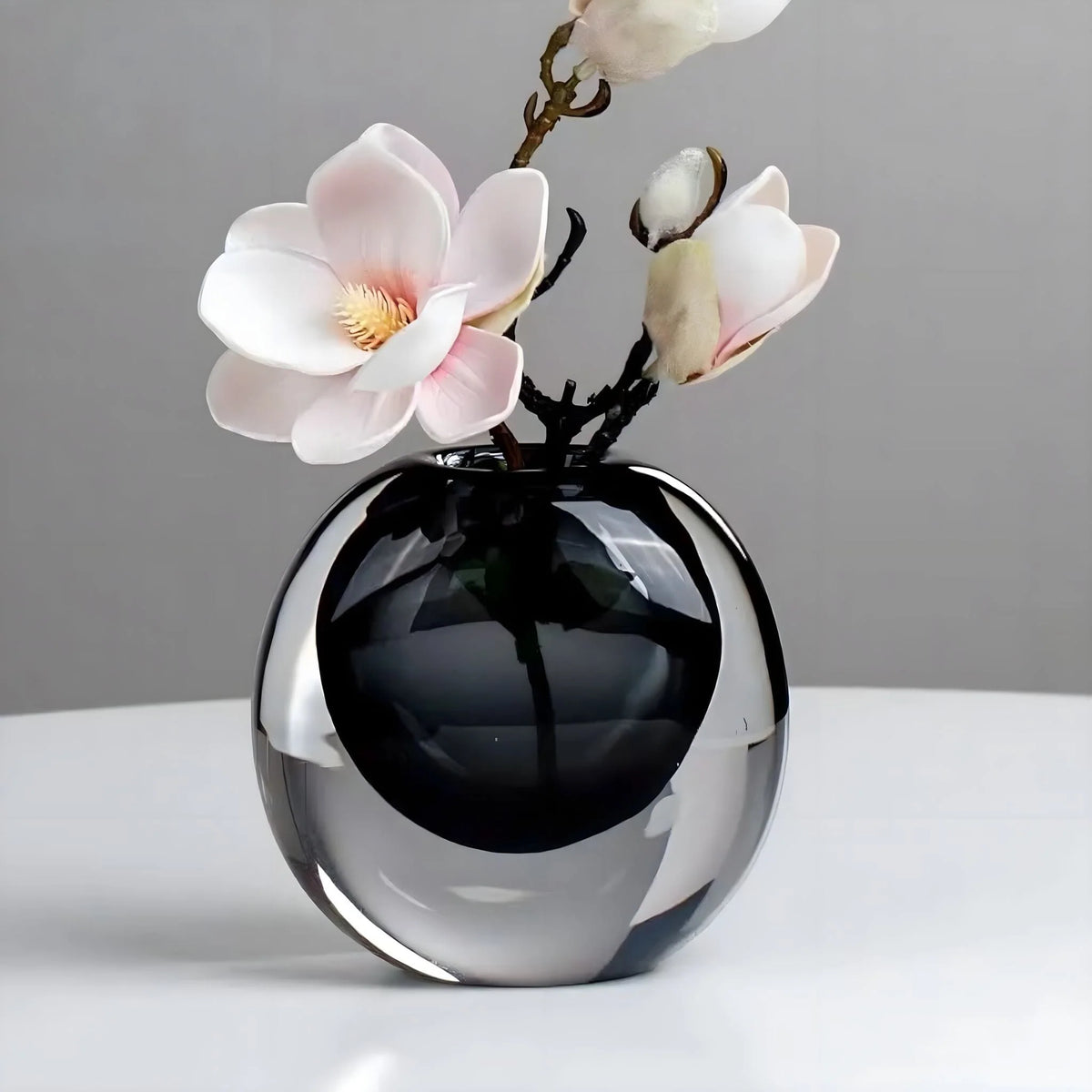 Flower Vase | Crystal Glass Opalescent Finish