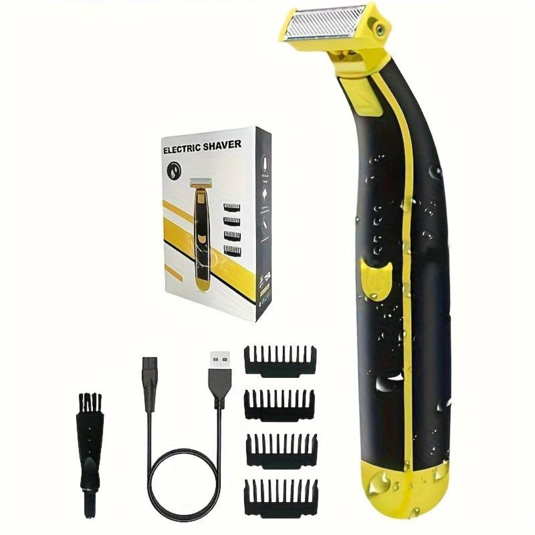 Electric Shaver | Dual-Blade, Waterproof & USB-Rechargeable
