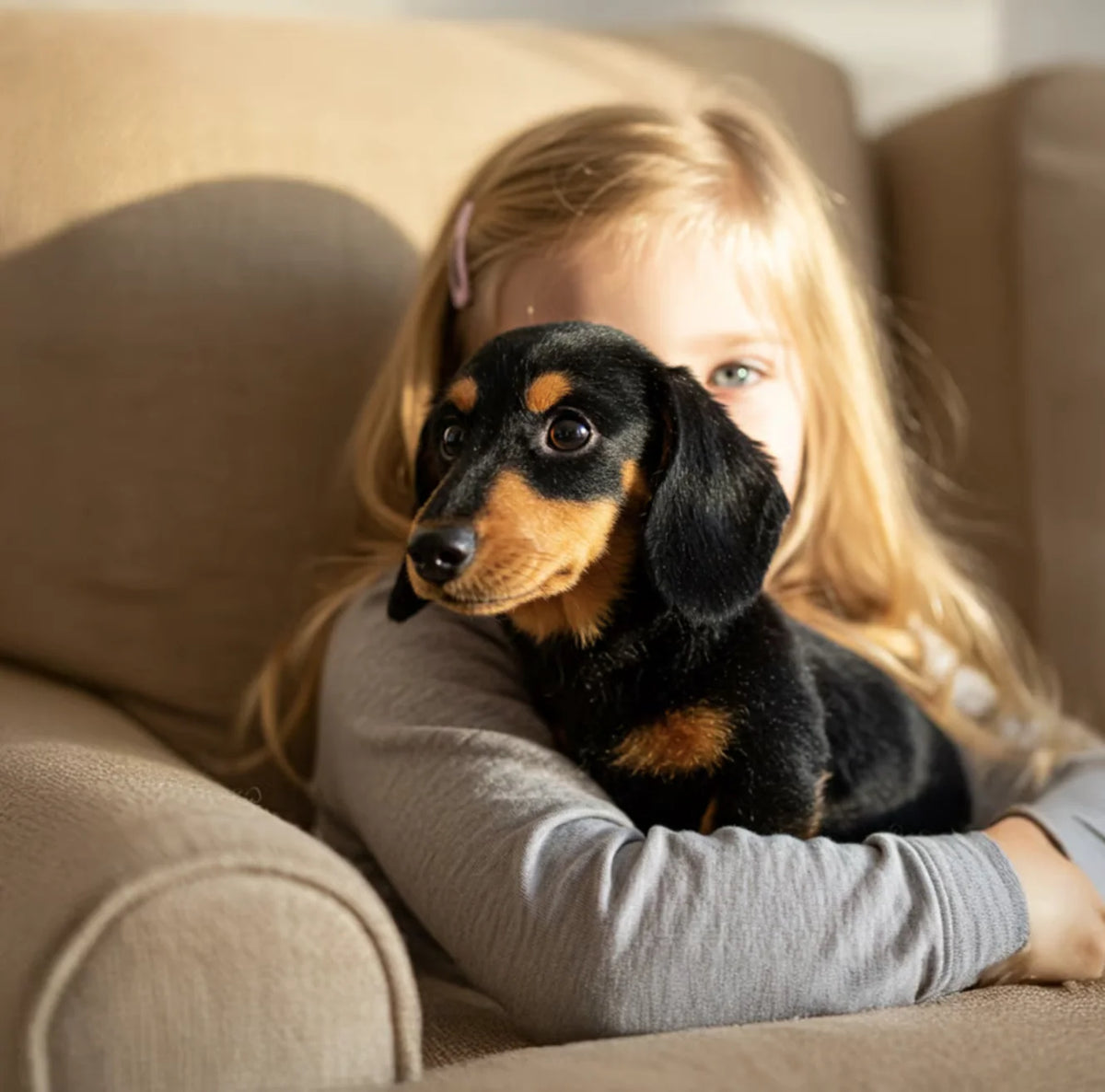 Plush Dog Toy | Touch-Activated Lifelike Movements | Soft Plush