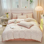 Bedding Set | Floral & Berry Print | 3 or 4 Piece Set