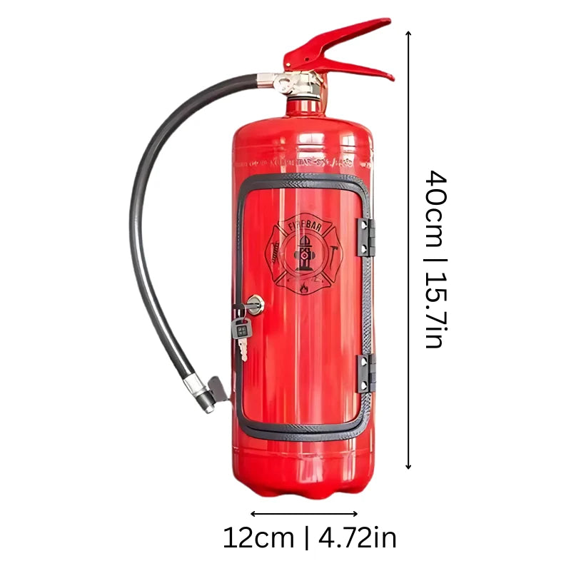 Minibar | Handcrafted Fire Extinguisher Design | Industrial Style