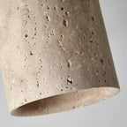 Ceiling Lamp | Wabi-Sabi Travertine & LED | Surface Mount