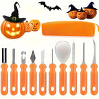 Pumpkin Carving Tool Set | Stainless Steel Blades & Non-Slip Grip | Storage Bag
