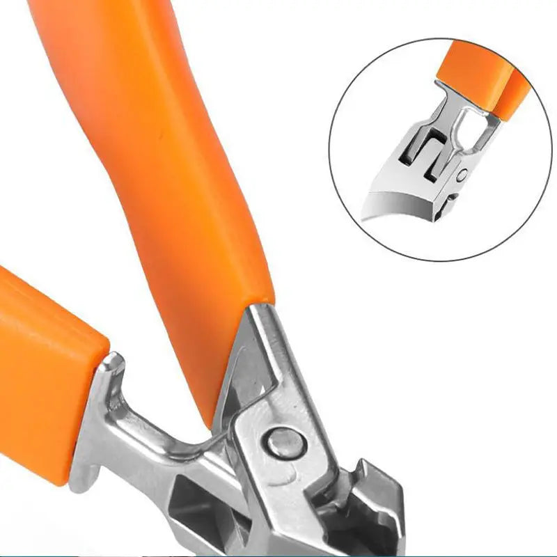 Nail Clipper | Stainless Steel Blades & Splash Guard | For Thick Nails