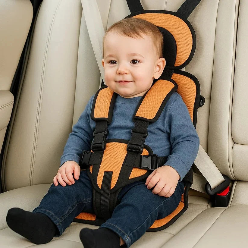 Child Travel Seat | Foldable & Ultra-Light 5-Point Safety Harness