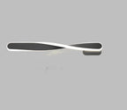 LED Wall Lamp | Curved Modern Design & Dimmable Warm White | 40 x 12 x 8 cm