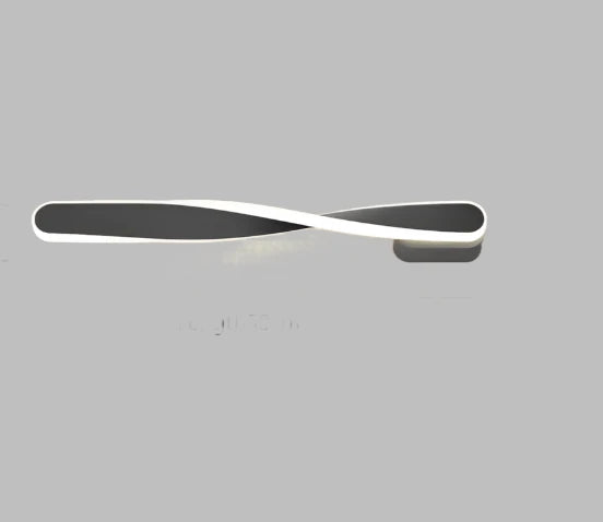 LED Wall Lamp | Curved Modern Design & Dimmable Warm White | 40 x 12 x 8 cm