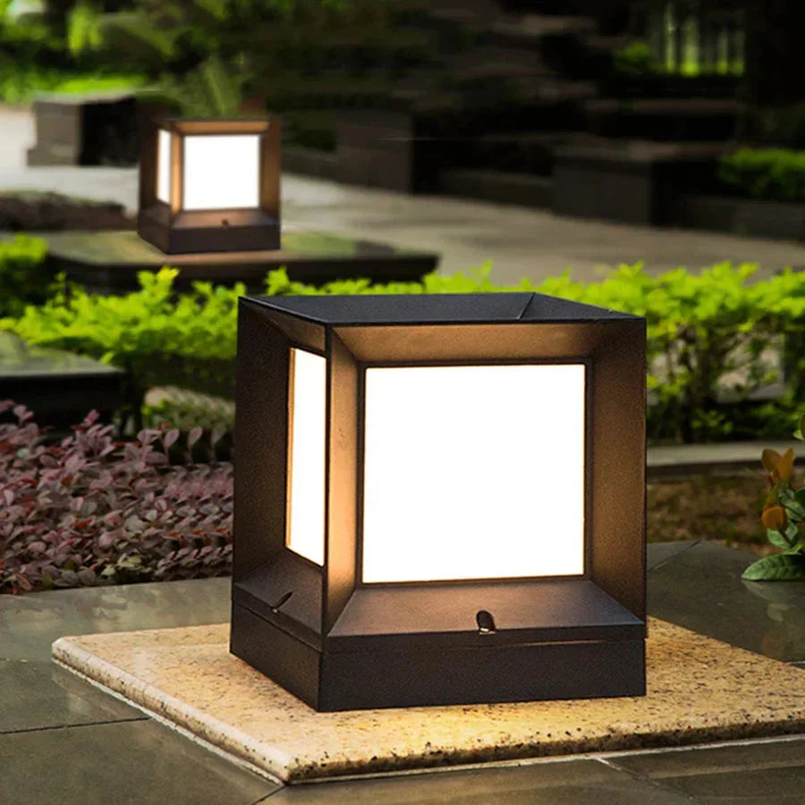 Outdoor Pillar Light | Weather-Resistant LED & Warm Lighting | 12W