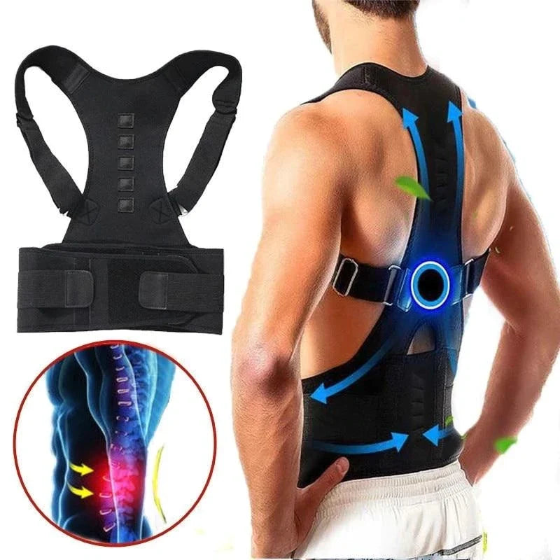 Posture Corrector | Magnetic Therapy Adjustable & Breathable