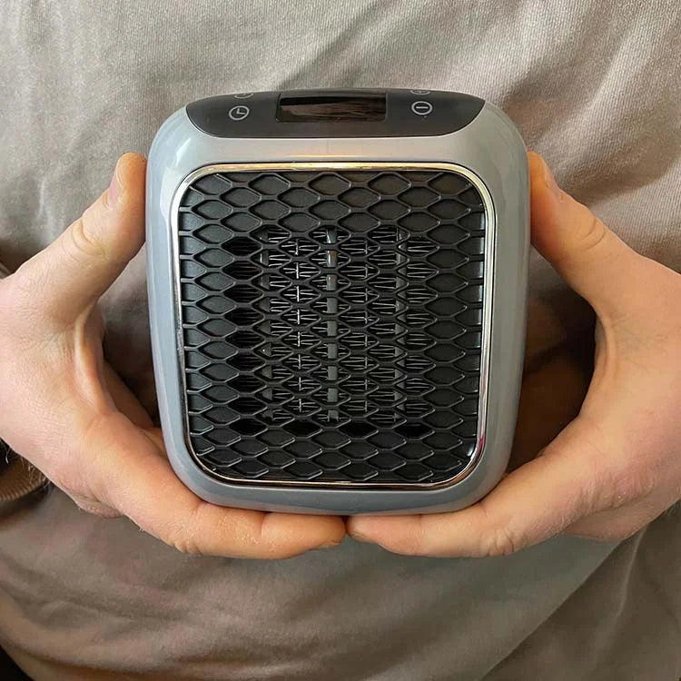 Space Heater | Portable & Quiet | Adjustable Timer & Tip-Over Protection