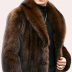 Men’s Overcoat | Warm Classic Fit & Button Closure
