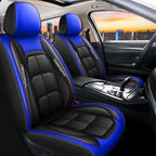 Front Car Seat Covers | PU Leather & Wipe-Clean | Universal Fit, Set of 2