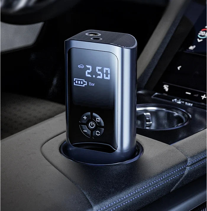 Portable Tire Inflator | Dual Power & Digital Auto-Stop | Up to 150 PSI