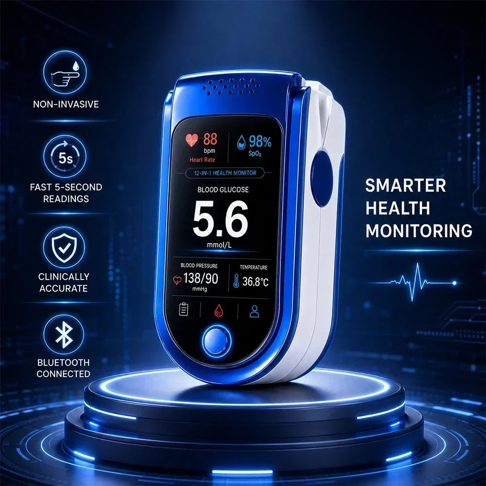 Health Monitor | Non-Invasive & Clear Digital Display