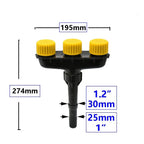 Sprinkler Nozzle | Wide Coverage & Fits 1"/1.2" Hoses