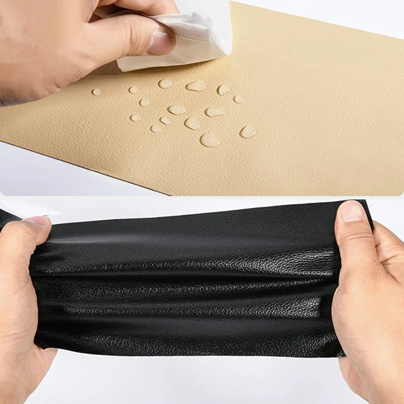 Leather Repair Patch | Self-Adhesive PU Leather & Waterproof | 20 x 54 In