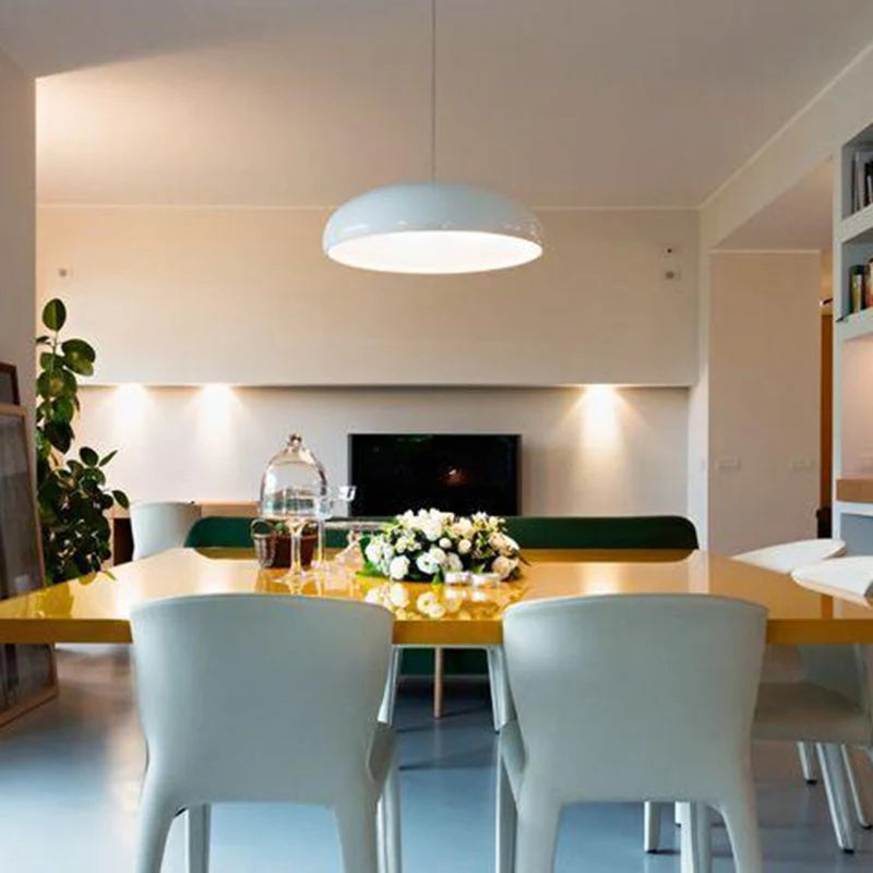 Pendant Light | Geometric Metal Frame | 3-Color Temperature Settings