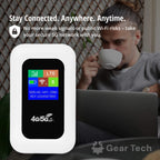 Portable 5G Wi‑Fi Router | 8-Hour Battery & USB‑C | Connects Up To 10 Devices