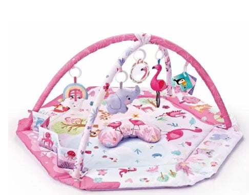 Baby Play Mat | 8-in-1 With 6 Detachable Toys | 39 x 39 cm