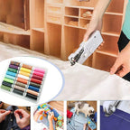 Handheld Sewing Machine | Cordless One-Hand Operation | Bobbins Included