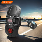 Rear Mudguard | CNC-Machined Bracket, Carbon-Fiber Look & Integrated Reflector | Multi-Model Fit
