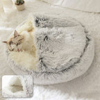 Donut Pet Bed | Raised Bolster Edge & Ultra-Soft Plush