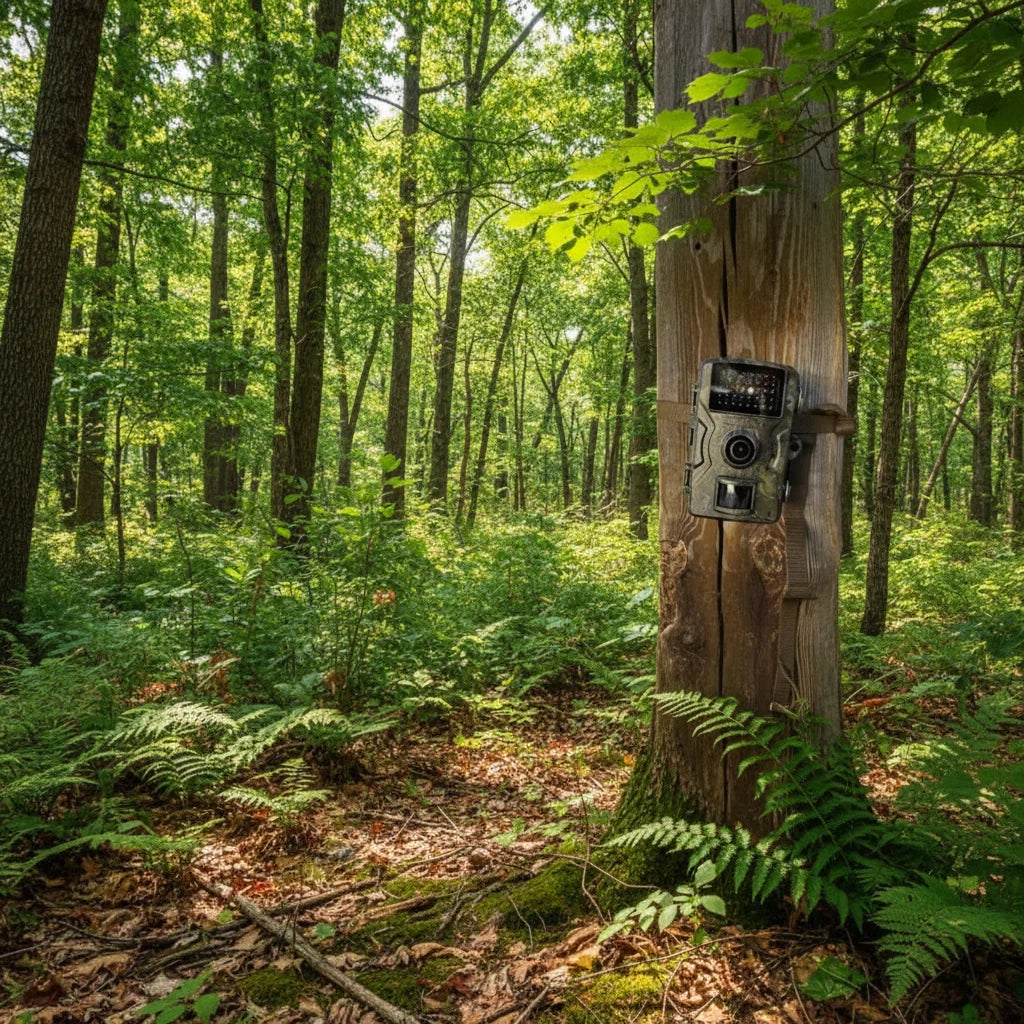 Trail Camera | No-Glow Night Vision & IP66 Weatherproof | 1080p HD Video