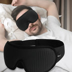 Sleep Mask | 3D Contoured Light-Reducing | Adjustable Breathable Fit