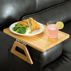 Sofa Armrest Tray | Adjustable, Non-Slip & Foldable | Fits Up To 35.5 cm