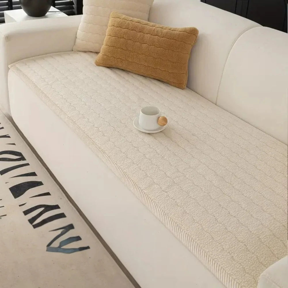 Sofa Cover | Plush Microfiber Non-Slip & Machine Washable