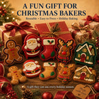 Mini Cake Mold | 9 Christmas Designs | Reusable