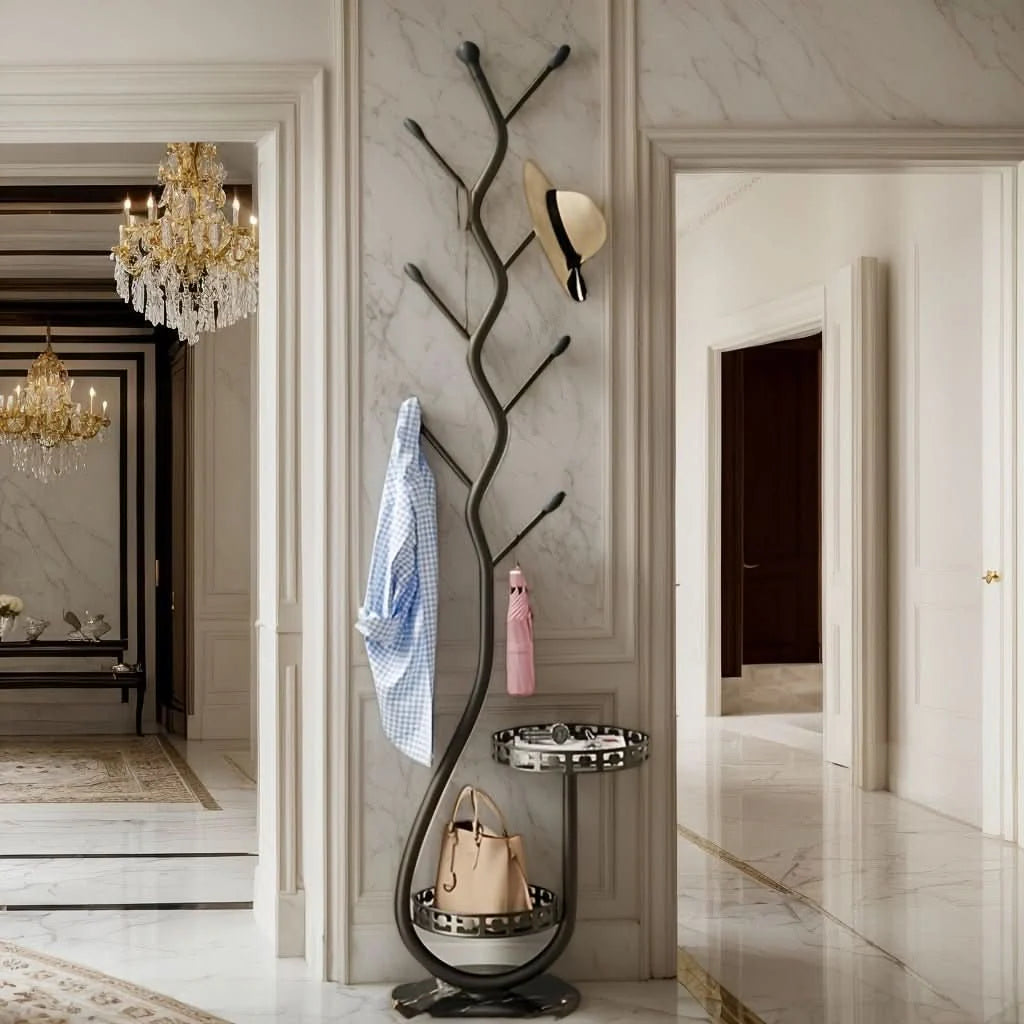 Coat Rack Stand | Iron Scandinavian Design & Space-Saving | 170 cm