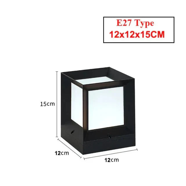 Outdoor Pillar Light | Weather-Resistant LED & Warm Lighting | 12W