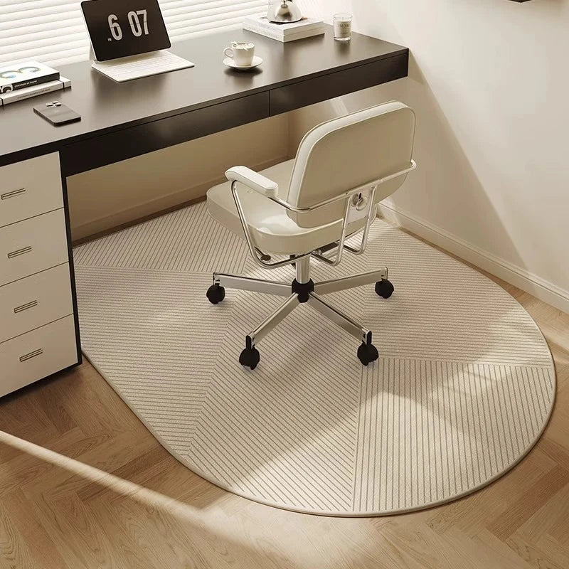 Office Carpet Mat | Ergonomic Soft Fabric & Non-Slip Backing