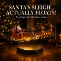 Christmas Decoration | Magnetic Levitation & Warm Lighting | Sleigh With 4 Reindeer