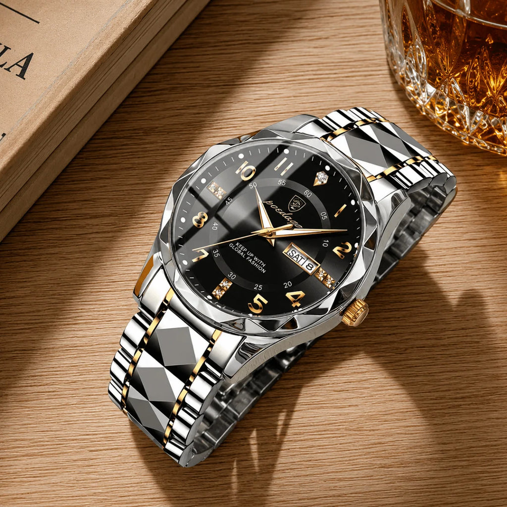 Sports Watch | Titanium Case & Scratch-Resistant Crystal | Water-Resistant to 50 m