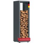 Firewood Rack | Weather-Resistant Galvanized Steel | Adjustable Feet