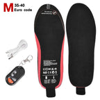 Heated Insoles | Rechargeable With Wireless Remote | 3 Heat Settings
