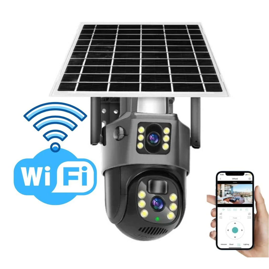 Security Camera | Wireless 4K Ultra HD | Solar-Powered & 360° Rotation