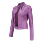 Women's Leather Jacket | Soft Genuine Leather | Classic Fitted Design