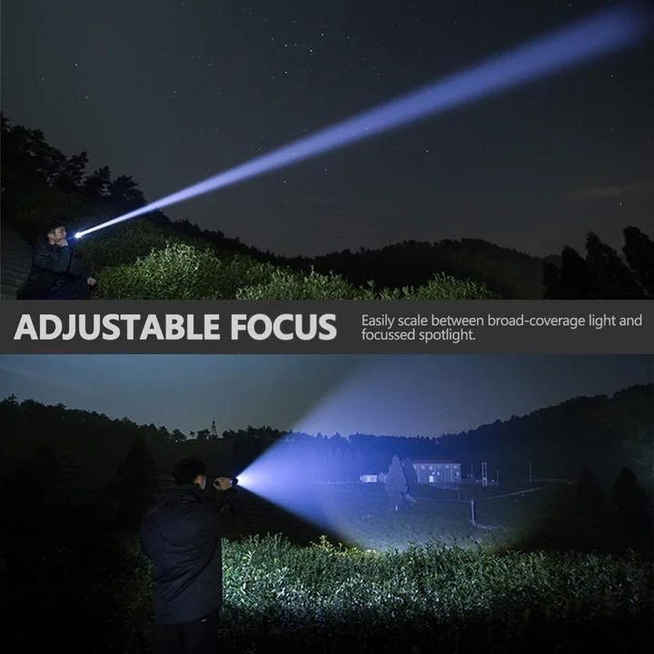 Tactical Flashlight | Ultra-Bright 90,000 Lumens & USB Rechargeable