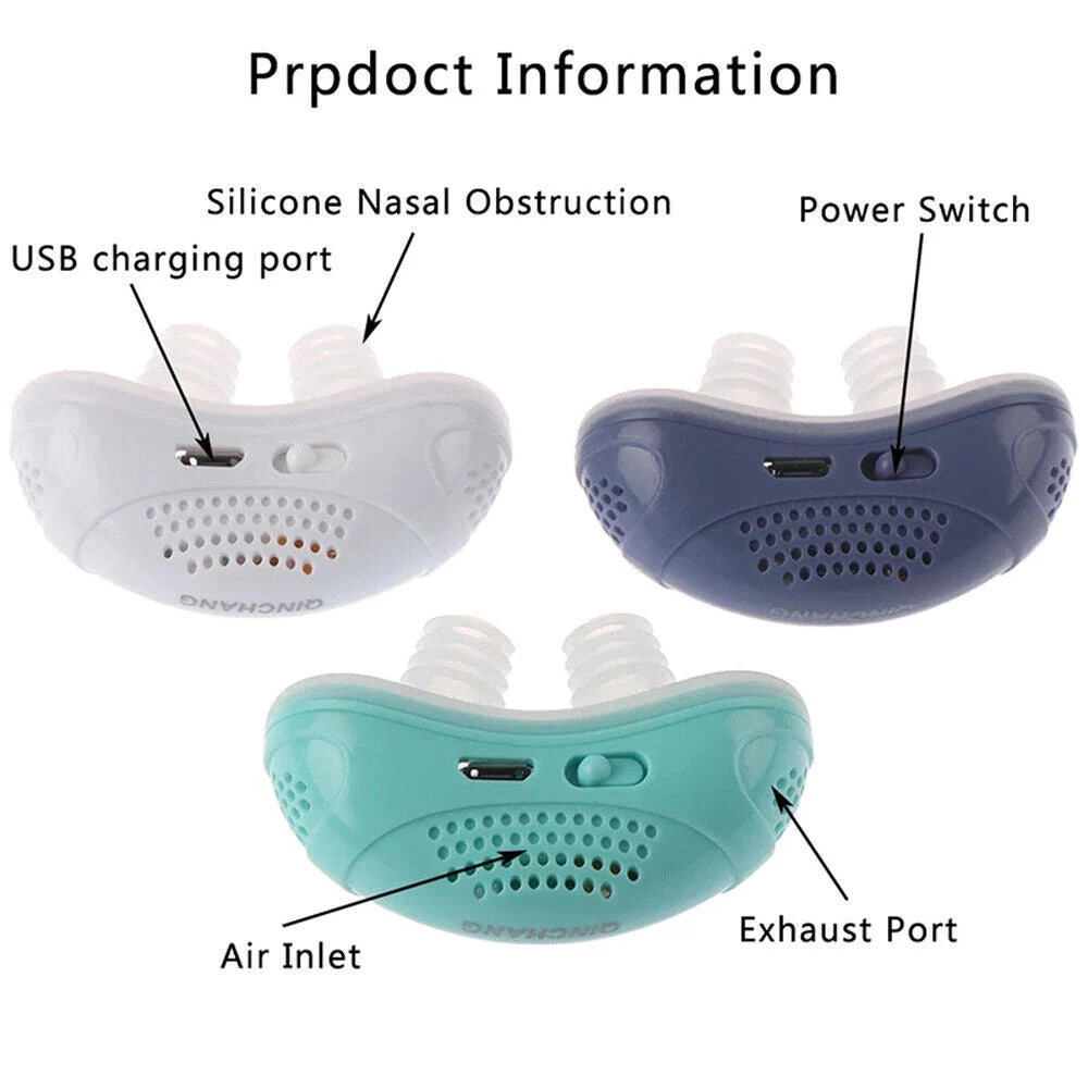 Anti-Snoring Device | Mask-Free & USB-Rechargeable | Travel Size