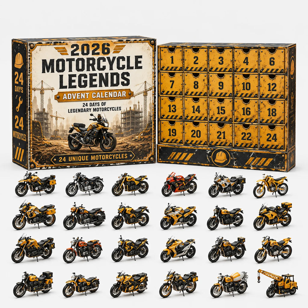 Advent Calendar | Die-Cast Miniature Vehicles | 24-Piece Set