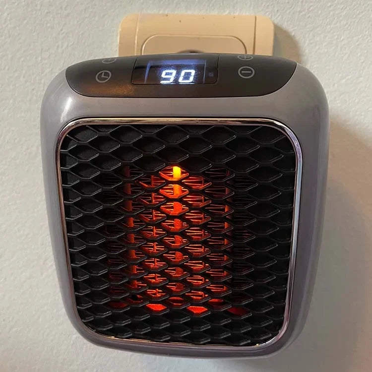Space Heater | Portable & Quiet | Adjustable Timer & Tip-Over Protection