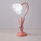 Table Lamp | Adjustable Arm & Vintage Floral | Cozy Ambient Glow