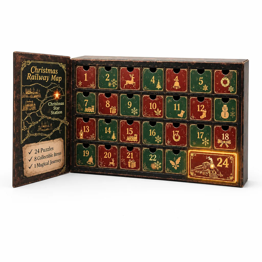 Advent Calendar | Daily Escape Room Puzzles | 24 Days, 6 Themes